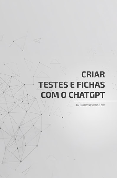 criar testes e fichas com o chatgpt